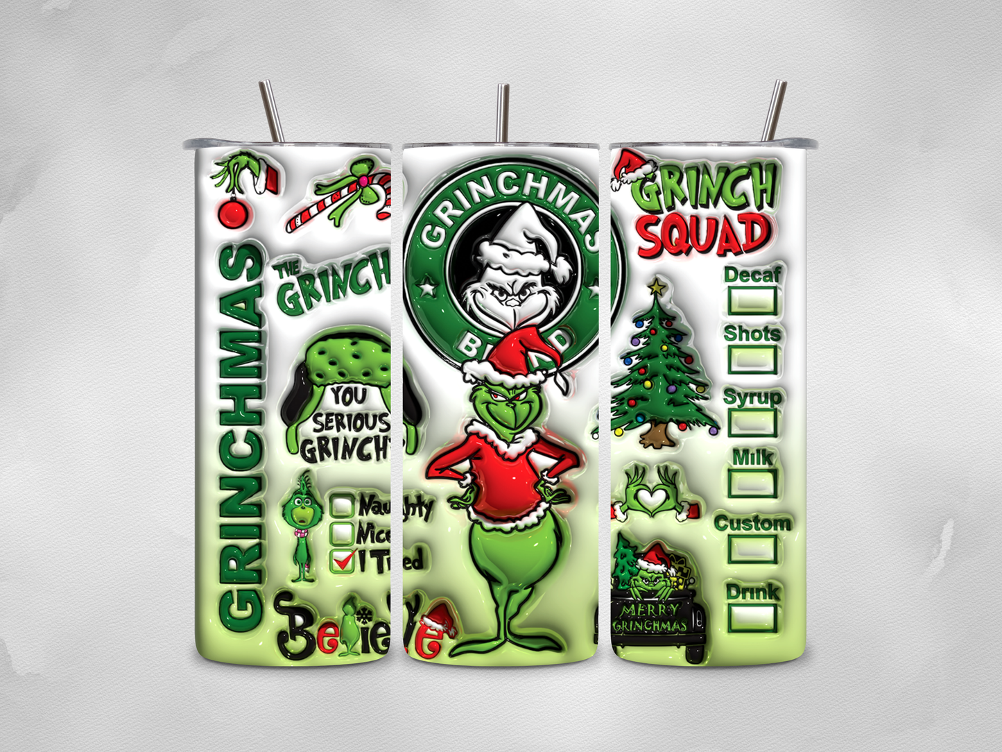 The Grinch Tumblers