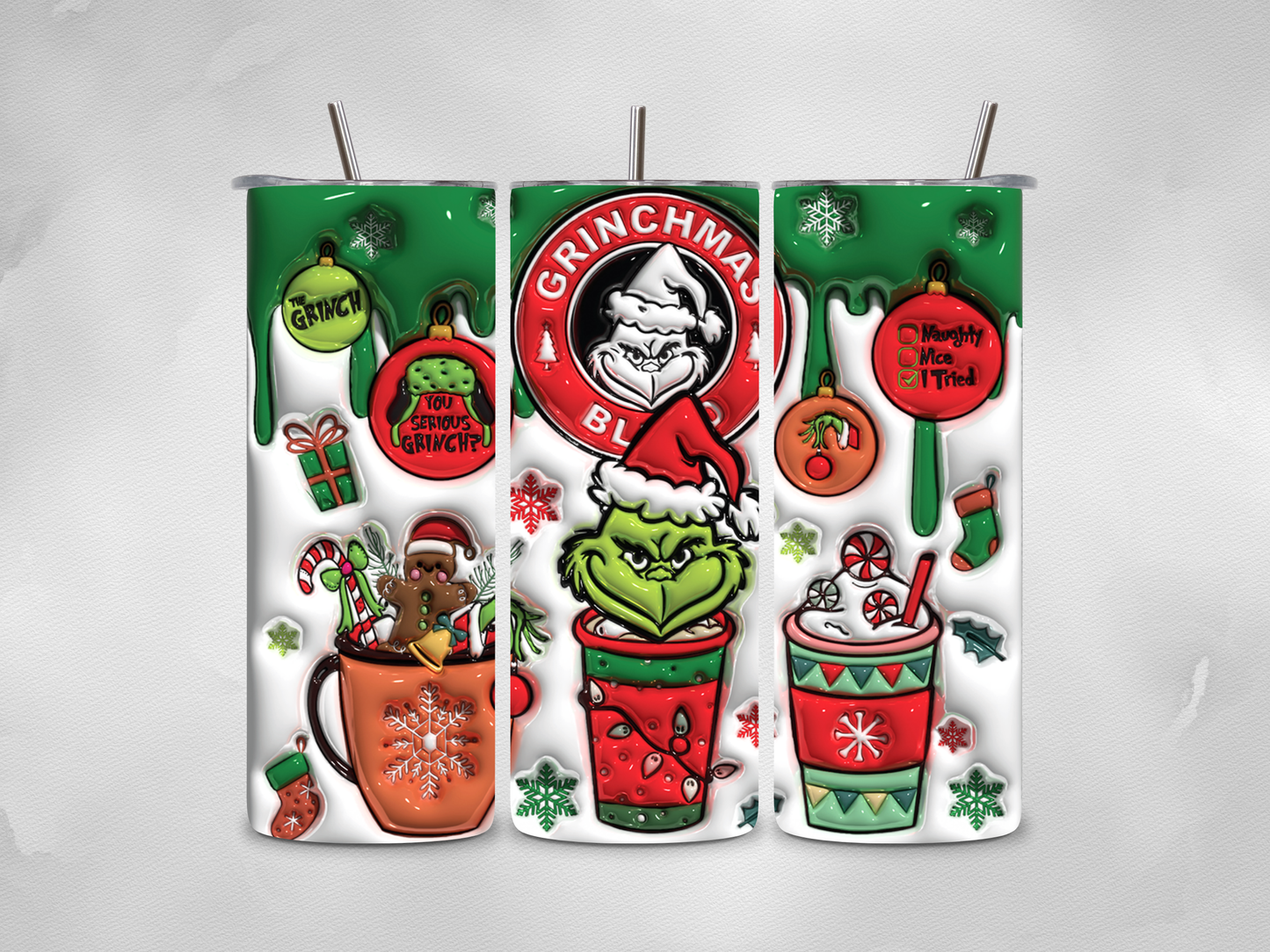 The Grinch Tumblers
