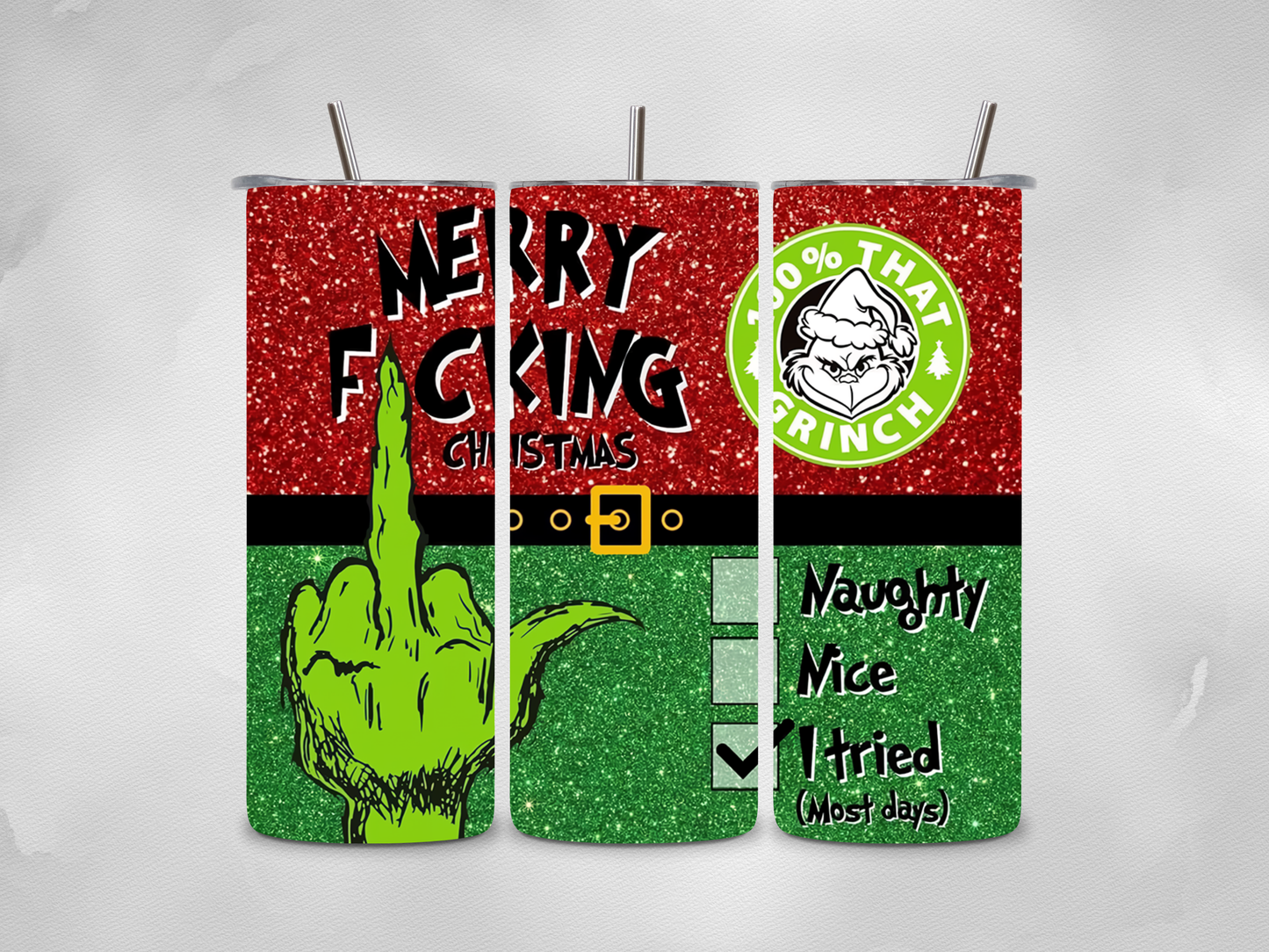 The Grinch Tumblers