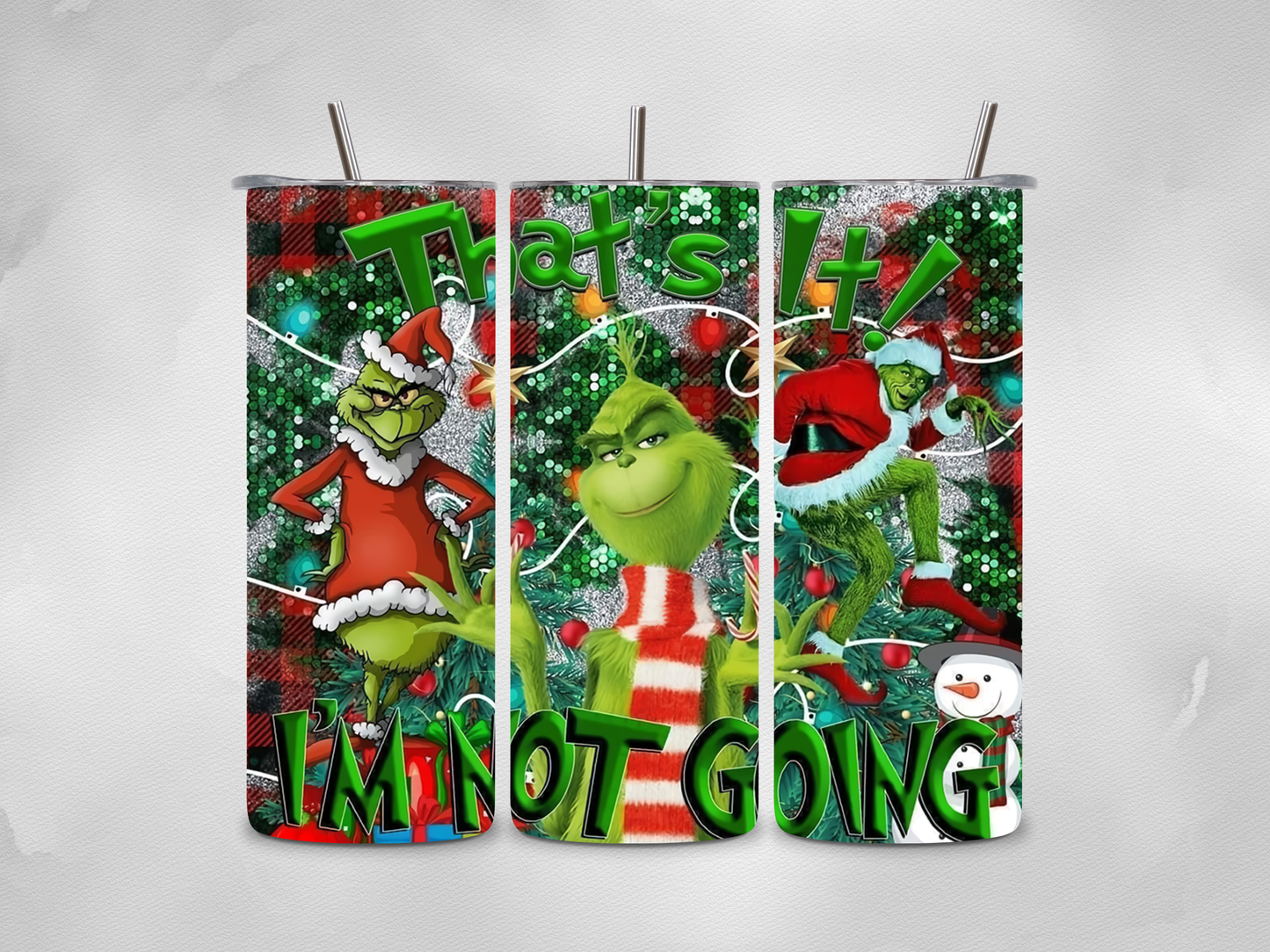 The Grinch Tumblers