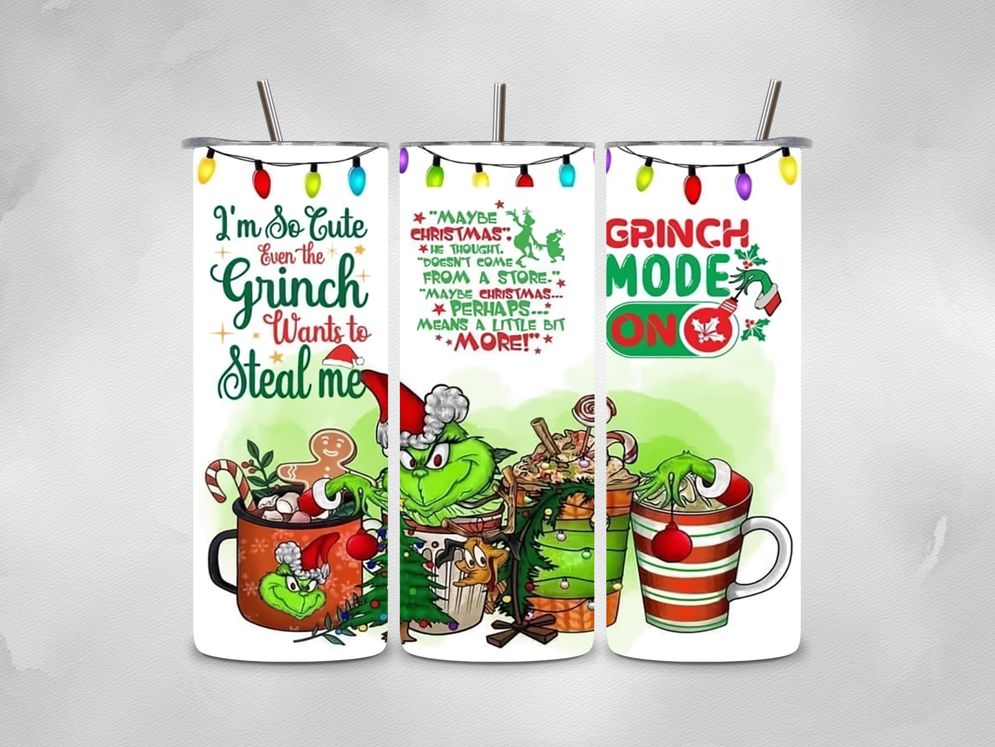 The Grinch Tumblers