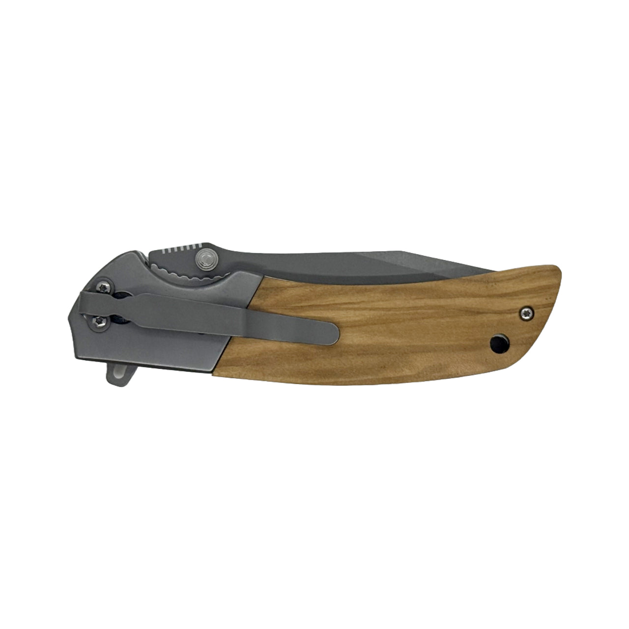 Round Olive Wood Knife
