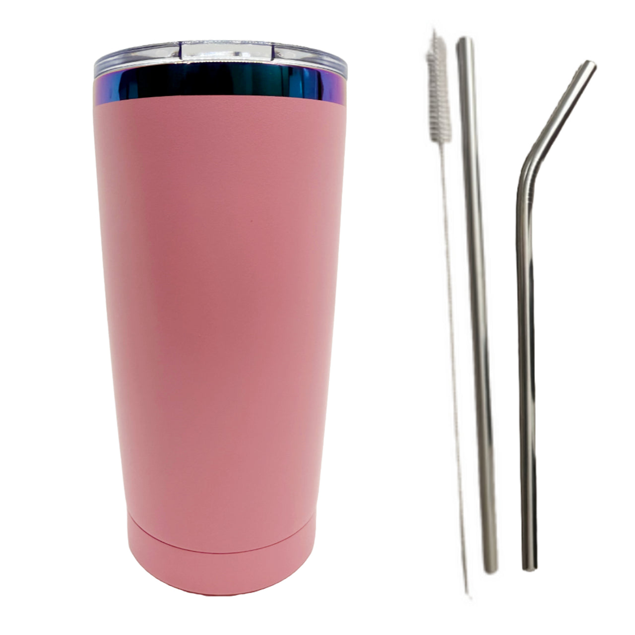 Bubblegum Rainbow Plated 20oz Tumbler