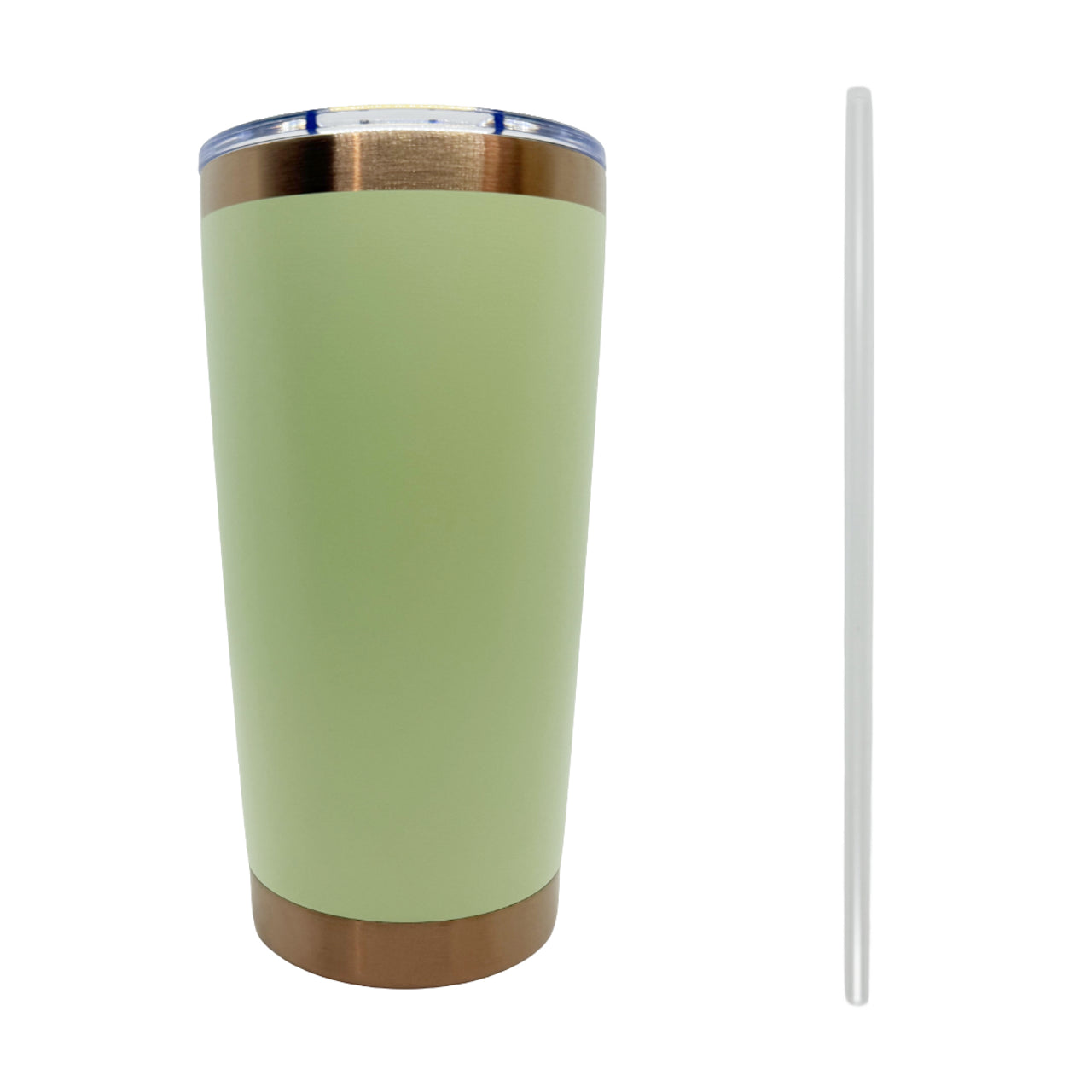 Light Green Copper Plated 20oz Tumbler