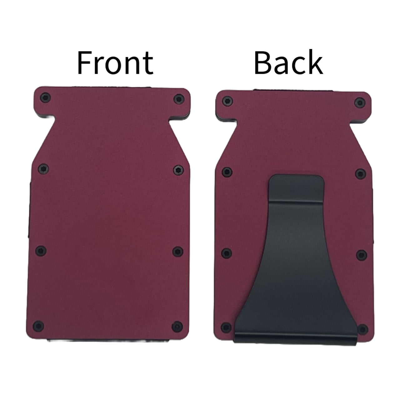 Maroon RFID Wallet
