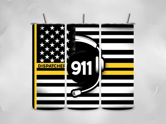 911 Dispatcher Tumbler