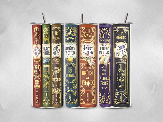 Harry Potter Books Tumbler