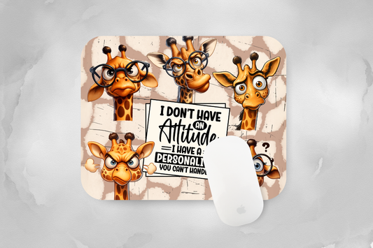 Giraff Attitude Problem Mouse Pad