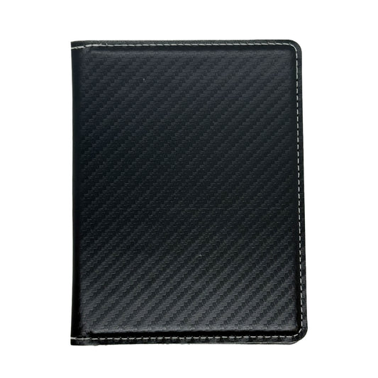 Carbon Fiber Black Passport Holder