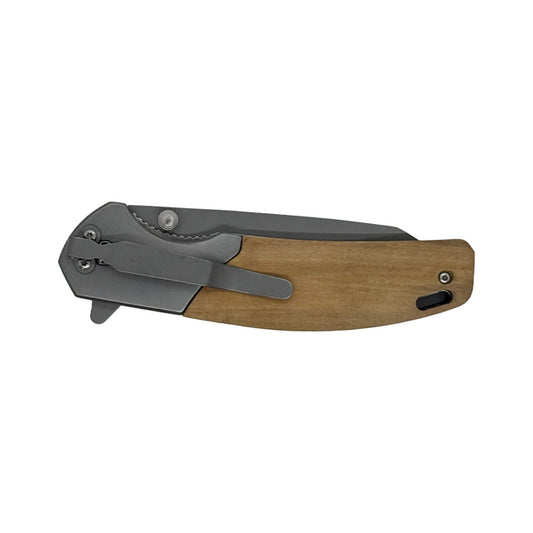 Slotted Olive Wood Knife