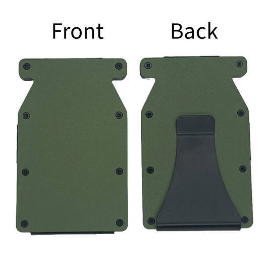 Army Green RFID Wallet