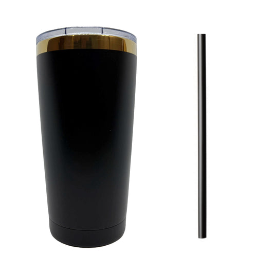 Black Gold Plated 20oz Tumbler