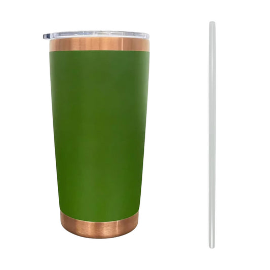 Green Copper Plated 20oz Tumbler