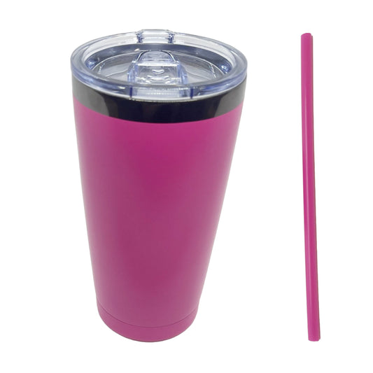 Hot Pink Ghost Plated 20oz Tumbler