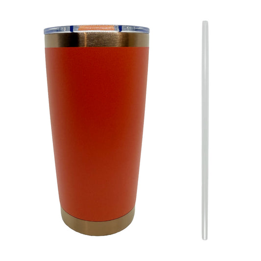 Orange Copper Plated 20oz Tumbler