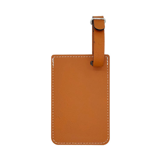 Orange Luggage Tag