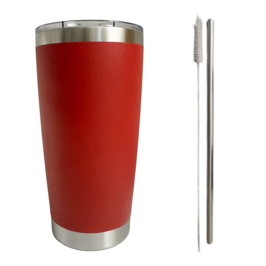 Red Silver Plated 20oz Tumbler